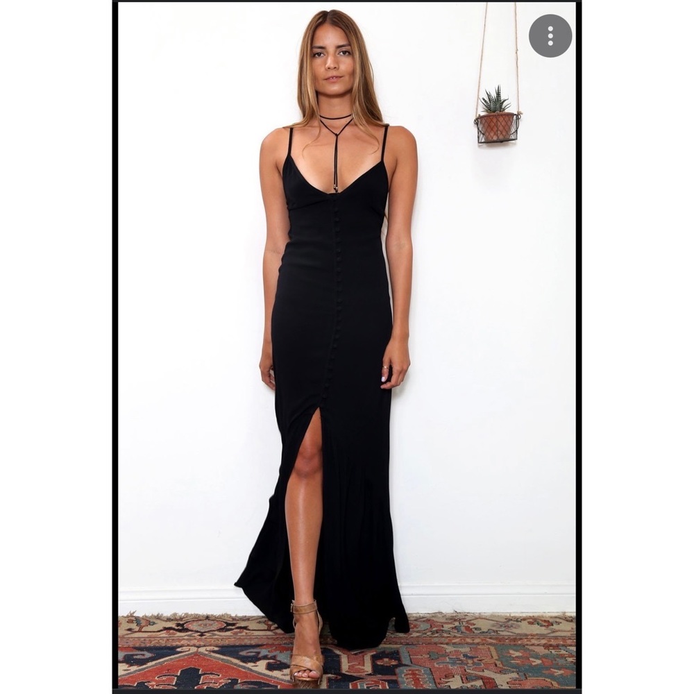 Flynn Skye unbutton me black dress